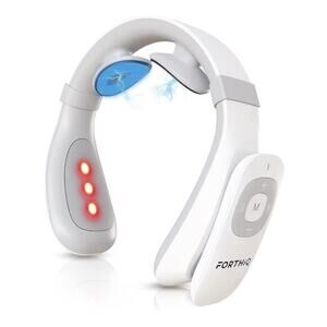 FORTHiQ Neck TENS Machine w/ Heat Electric Neck Massager Remote
